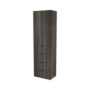 Lugna 2048 x 600 x 380mm Storm 3 Shelf 4 Drawers Left Hinged Door Storage Cabinet