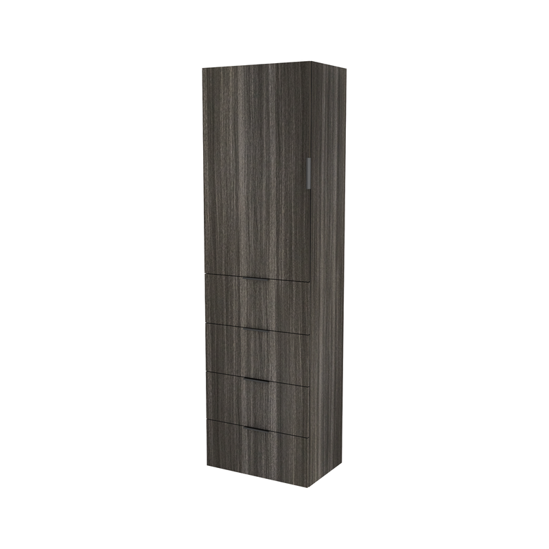 Lugna 2048 x 600 x 380mm Storm 3 Shelf 4 Drawers Left Hinged Door Storage Cabinet