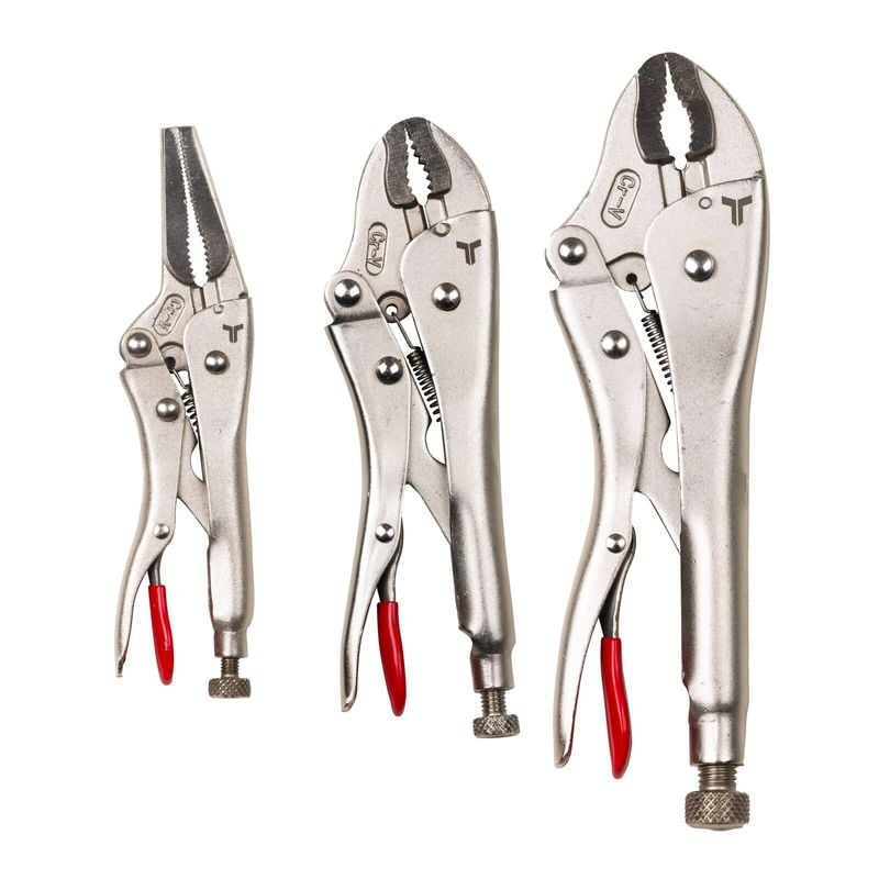 3 Piece Locking Plier Set
