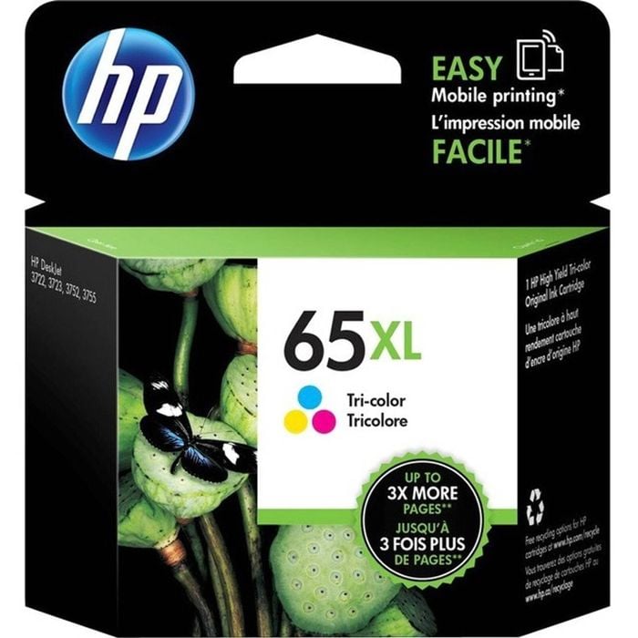Hp 65xl Original High Yield Inkjet Ink Cartridge - Tri-colour - 1 Pack - 300 Pages