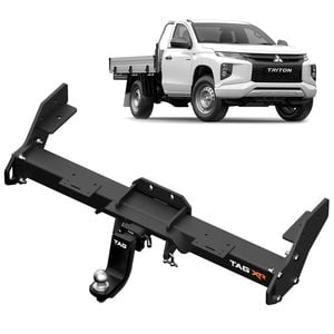 Tag 4x4 Recovery Towbar For Mitsubishi Triton Mq & Mr Series Cab Chassis No Rear Step (05/2015 - 2024)
