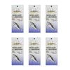 6x Surecatch Wilson Bait Jig - Fish Skin Fishing Rig 6 Hook - Size 6