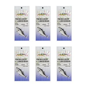 6x Surecatch Wilson Bait Jig - Fish Skin Fishing Rig 6 Hook - Size 6