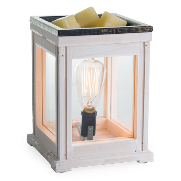 Weathered Wood Vintage Bulb Electric Fragrance Warmer