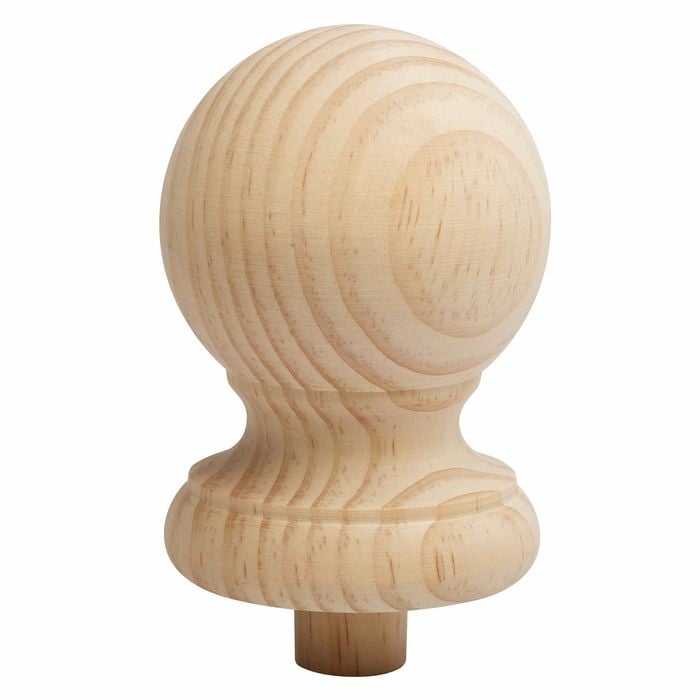 100mm H3.1 Clear Pine Ball Top