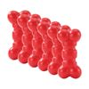 6x Paws And Claws Heavy Duty Jumbo Chew Bone TPR Dog Pet Toy 17x8.2cm Assorted