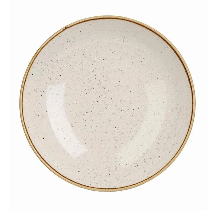 Churchill Stonecast Round Coupe Bowl Barley White 315mm Ceramic Dinnerware