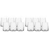 12pc Ecology Ida Stemless Wine Glasses 530ml - Clear