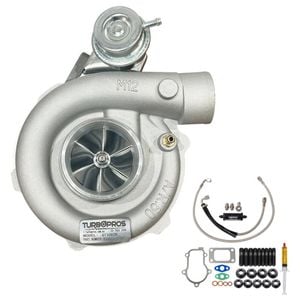 Upgrade Billet Gt3582r Turbo Charger With Oil Feed Line Kit For Ford Falcon Bf Xr6 Barra 4.0l 2005-2008