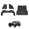 AUSGO Floor Mats & Boot Liner Set for Lexus LX500d LX600 5-Seat 2025-Onwards Car Floor Liners Cargo Mat
