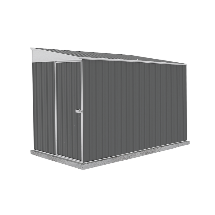 Absco Sheds 1.52 x 3.0 x 2.06m Woodland Grey Narrow Single Door Garden Shed