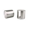 Pillar 16mm Brushed Chrome Curtain Rod Finial Cap - 2 Pack