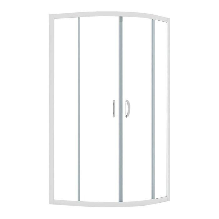 Stein 1000 x 1830mm White Windsor Curved Shower - Door Only
