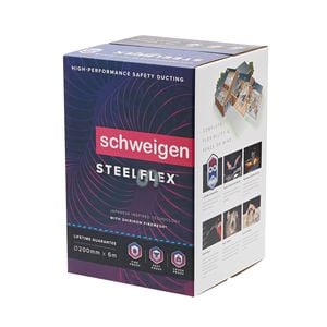 Schweigen 200mm x 6m Steelflex Ducting