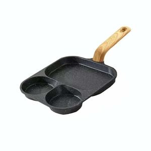 Medical stone non-stick 3 in 1 breakfast Frypan steak pot omelette pot