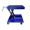 Taurus Legend 500kg Heavy Duty Motorcycle Scissor Lift Table With Steel Tool Tray & 4 Swivel Castors