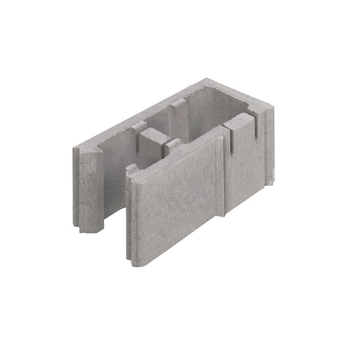 Adbri Masonry 400 x 200 x 190mm Left Hand Corner Versaloc