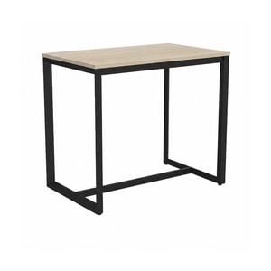 Olg Anvil Bar Leaner 4 Leg Black Frame Nordic Maple Top L1200mm X W750mm