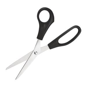 Nisbets Essentials Kitchen Scissors Stainless Steel Blades Ergonomic Handle 203mm Commercial Catering Food Prep Utility Scissors
