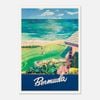 Galrie Bermuda Vintage Travel Poster Art Captivating Island Escape with Vibrant Colors, Poster Only, A1 60 x 84cm (23 x 33inch)