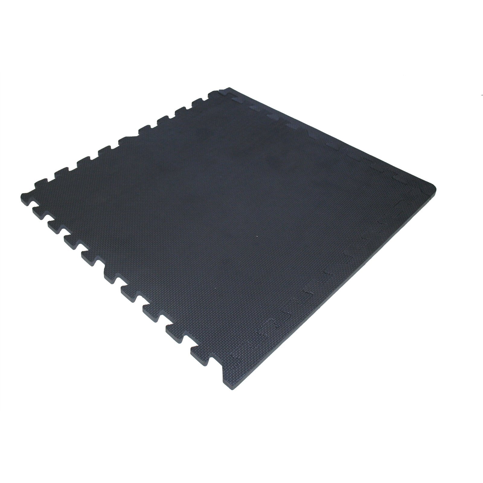 Eva 50 x 50cm Black Solid Interlock Foam Mats 4 Pack Bunnings Australia