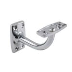 Carinya Chrome Flat Top Curved Handrail Bracket