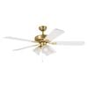 Eglo Waikiki Fan Light 3x40w Brass Matt