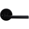 Windsor Matte Black Large Rose Halo Hydra Integrated Privacy Set