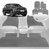 6D Diamond Car Floor Mats for VolksWagen Amarok Dual Cab 2010-2022-Full Set-Grey-Outback GT