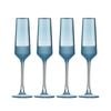 4pc Ladelle Panama Champagne Cocktail Stemware Glasses Drinkware/Barware Ocean