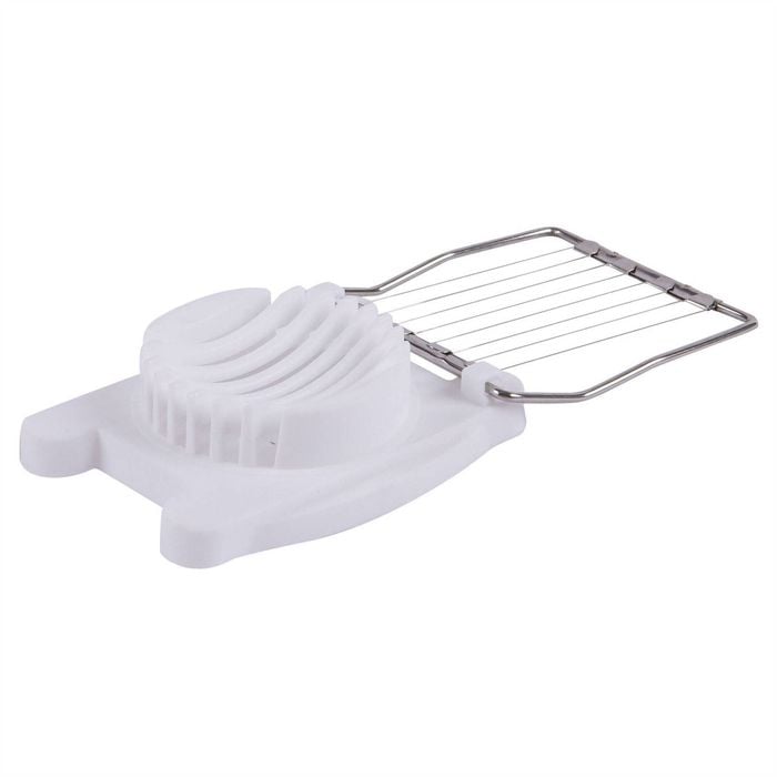 Plastic Egg Slicer - White