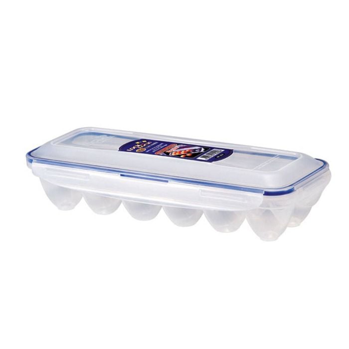 Locknlock Airtight Classic 12-Egg Dispenser Storage Container Pantry/Fridge CLR
