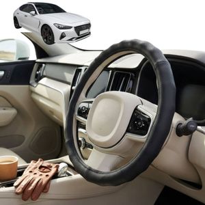 Australian Goose Steering Wheel Cover for Genesis G70 2017 - Current (IK) Circle Black