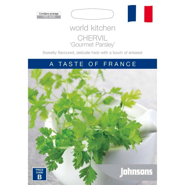 Johnsons World Kitchen Chervil Gourmet Parsley Seeds