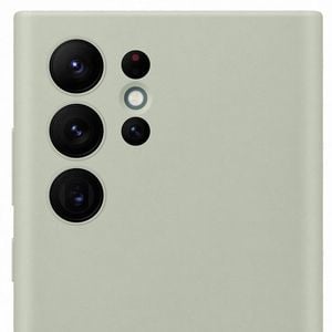 Samsung Silicone Cover for Galaxy S22 Ultra - Green