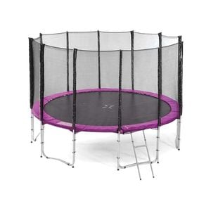 Kahuna Blizzard 12ft Trampoline Pink With Basketball Set