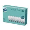 Philips A60 B22 Led 1150lm Warm White 11W Globe - 8 Pack