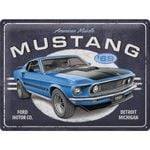Nostalgic Art Ford Mustang 1969 Mach 1 30x40cm Large Metal Tin Sign
