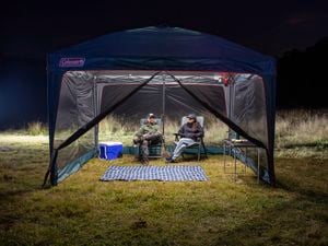 Coleman Instant Up Shelter At Night