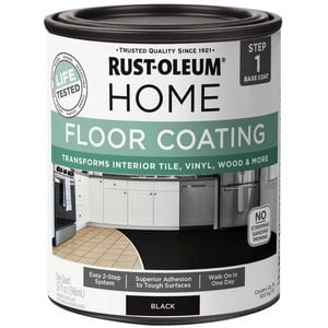 Rust-Oleum Home Floor & Tile Paint Matt Black 946mL - Black