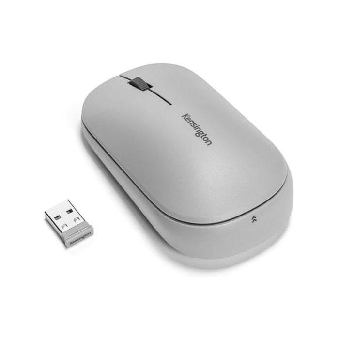 Kensington SureTrack Mouse RF Wireless+Bluetooth 2400 DPI Ambidextrous - Grey [K75351WW]