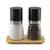 G & S 3 Piece Atlas Upside Down Salt & Pepper Mill Set