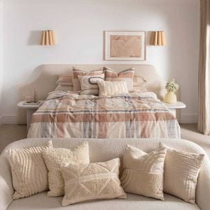 Kas Australia Seville Queen Bed Quilt Cover Set w/ 2x Pillowcases - Multi