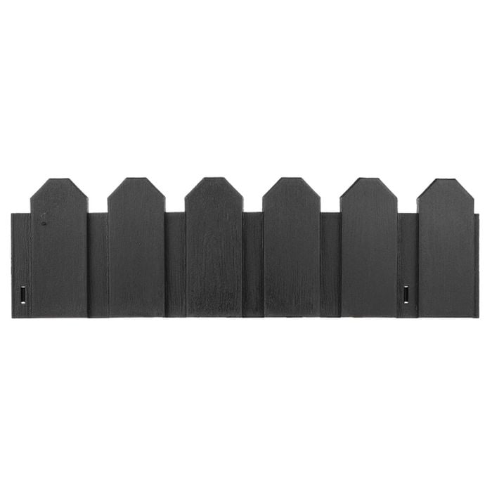 Gardenwise 2.4m Black Garden Edging