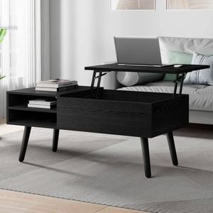 ALFORDSON Coffee Table Lift-top Black