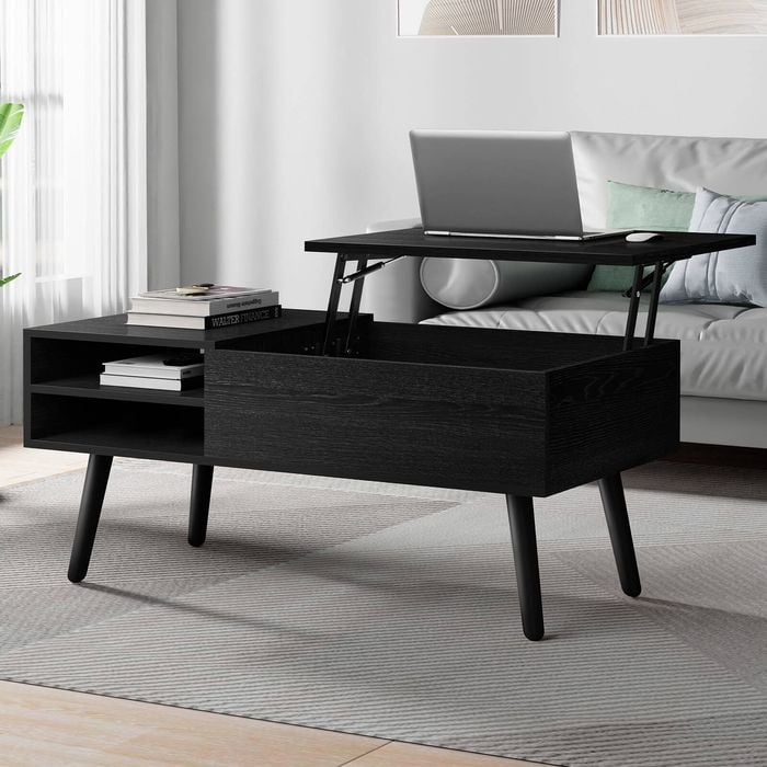 ALFORDSON Coffee Table Lift-top Black