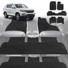 6D Diamond Car Floor Mats for SsangYong Rexton 2017-Current-Ultimate Set-Black-Outback GT