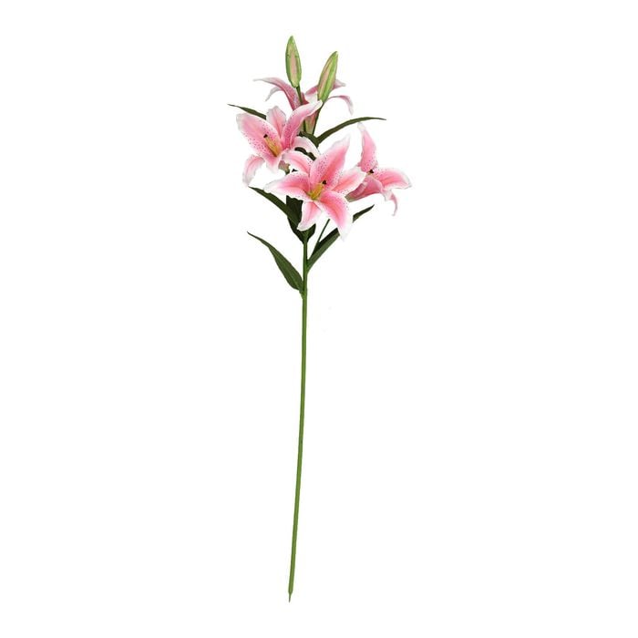 UN-REAL 90cm Artificial Flower Pink Lily