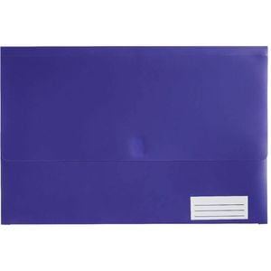 Marbig Polypick Document Wallet (Foolscap) (Purple)