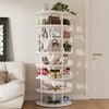 Advwin 7-Tiers Rotating Shoe Rack Tower 360° Spinning Shoe Rack Tower Revolving Free Standing Shoe Storage Organizer
